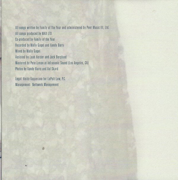 Family Of The Year : Loma Vista (CD, Album, Dlx)