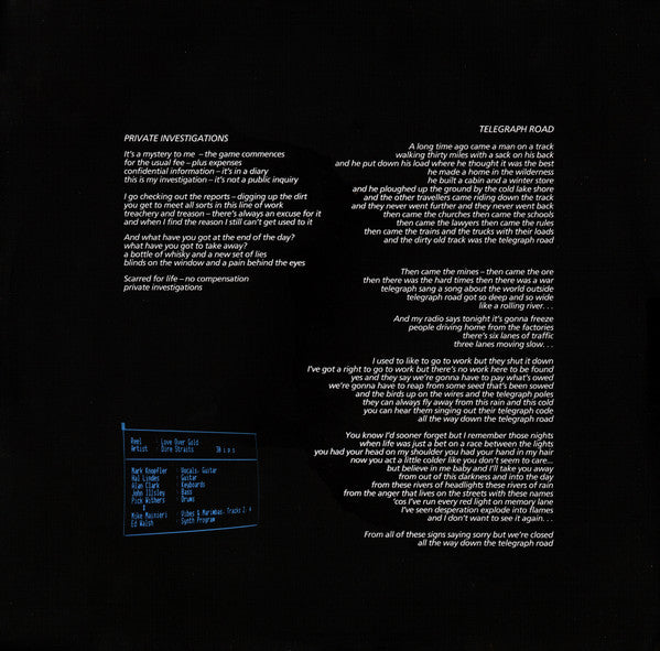 Dire Straits : Love Over Gold (LP, Album, RE, RM, 180)