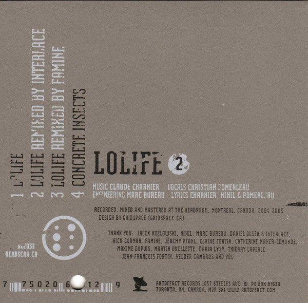 Headscan : Lolife 2 (CD, Maxi, Enh)