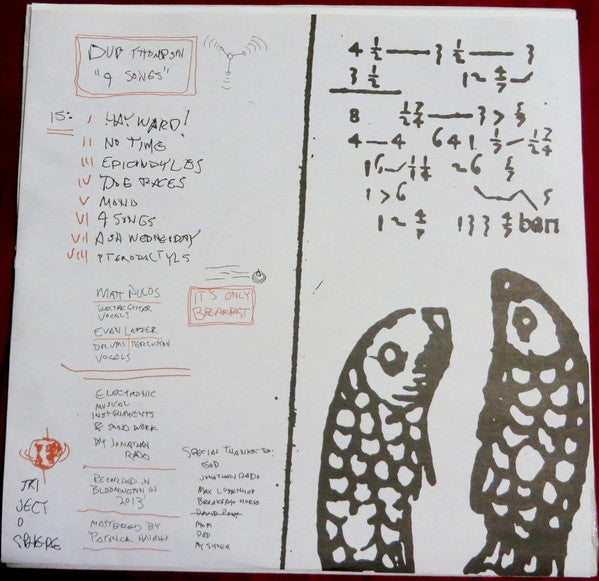 Dub Thompson : 9 Songs (LP, Tra)
