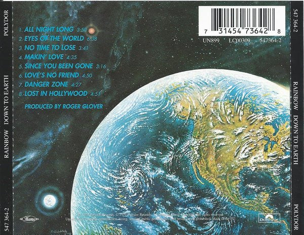 Rainbow : Down To Earth (CD, Album, RE, RM, RP, UML)
