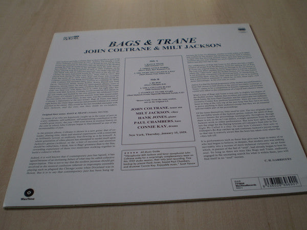 John Coltrane & Milt Jackson : Bags & Trane (LP, Album, Ltd, RE, RM, 180)