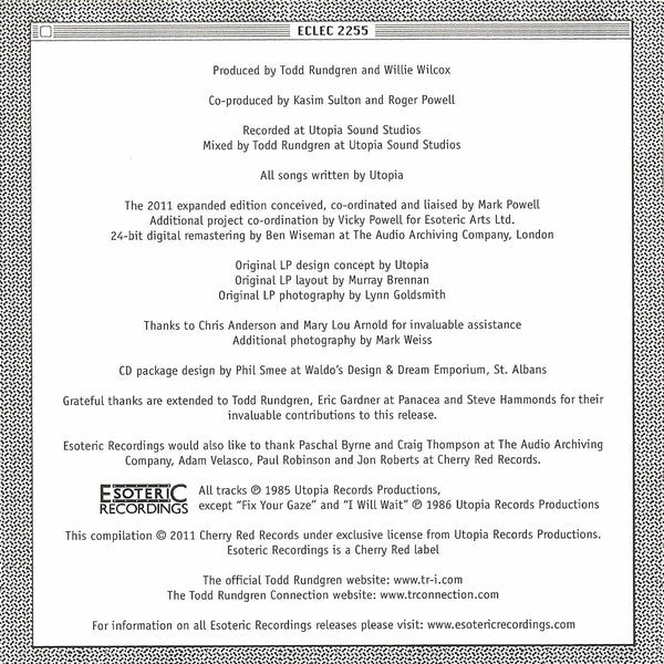 Utopia (5) : POV (CD, Album, RE, RM)