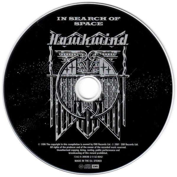 Hawkwind : X In Search Of Space (CD, Album, RE, RM, RP)