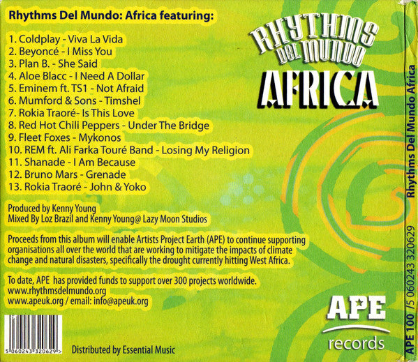 Rhythms Del Mundo : Africa (CD, Comp, Car)