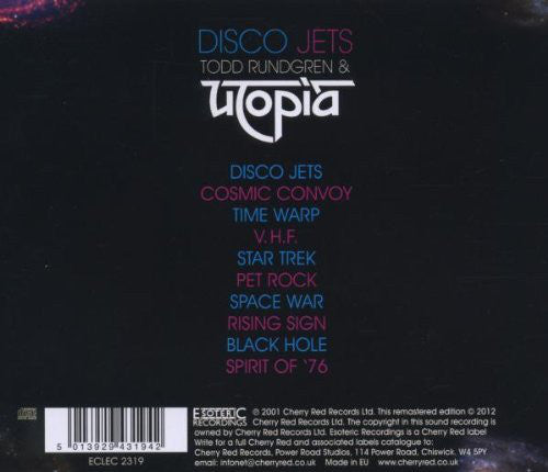 Todd Rundgren & Utopia (5) : Disco Jets (CD, Album, RM)