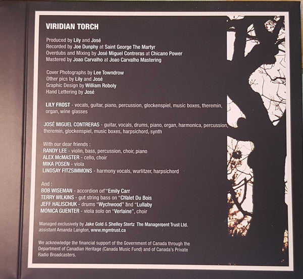 Lily Frost : Viridian Torch (CD, Album)