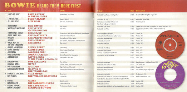 Various : Bowie Heard Them Here First (CD, Comp, Mono)