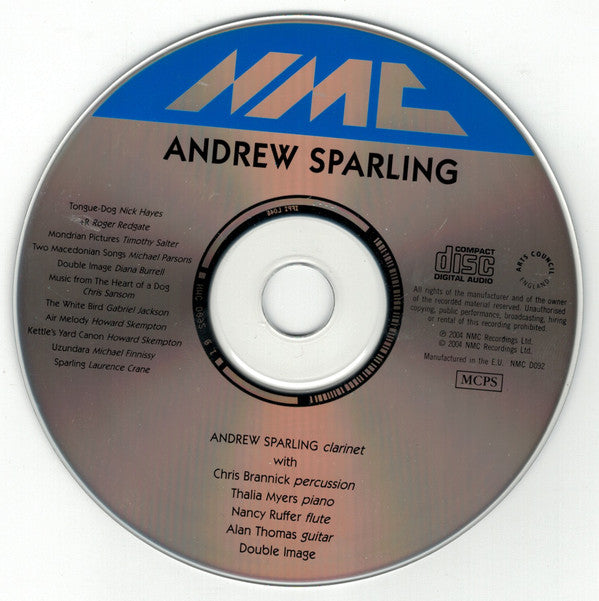 Andrew Sparling : New Works For Clarinet (CD, Album)