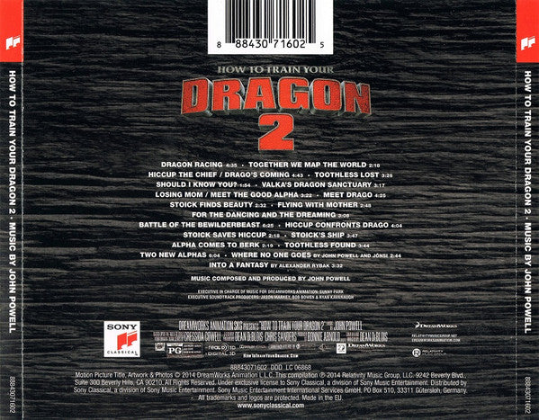 John Powell : How To Train Your Dragon 2 (CD)