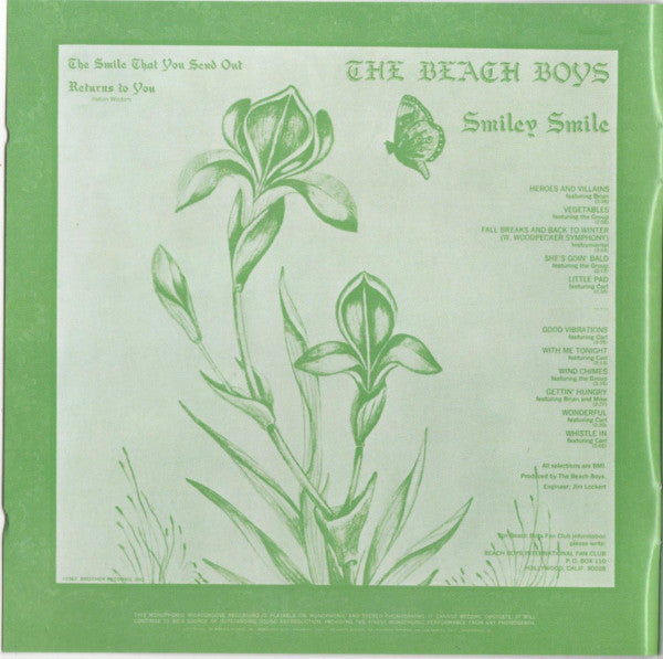 The Beach Boys : Smiley Smile / Wild Honey (HDCD, Comp, Mono, RE, RM, EMI)
