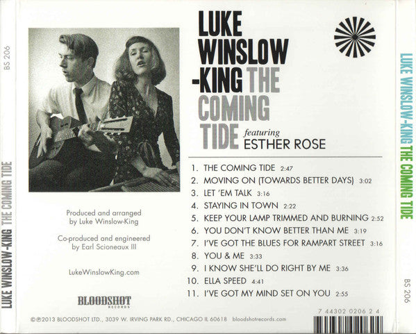 Luke Winslow-King Featuring  Esther Rose : The Coming Tide (CD, Album)