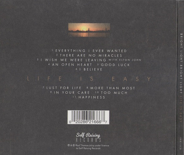 Bright Light Bright Light : Life Is Easy (CD, Album)