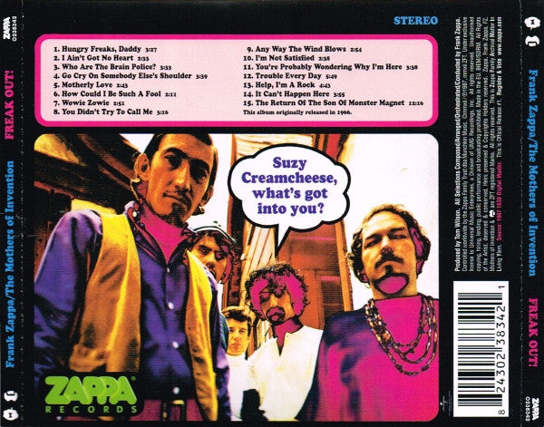Frank Zappa / The Mothers : Freak Out! (CD, Album, RE, RM, EDC)