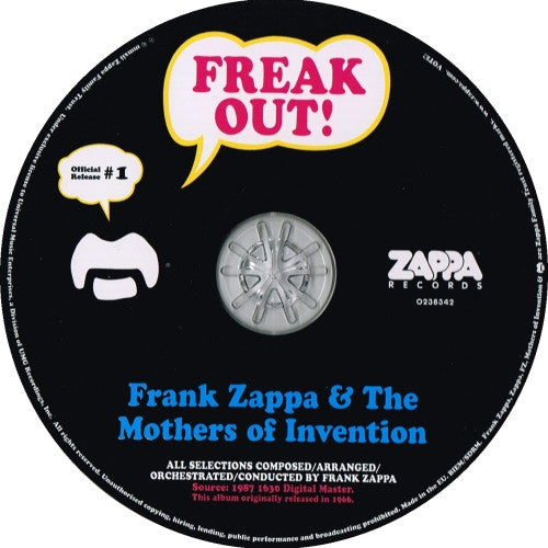 Frank Zappa / The Mothers : Freak Out! (CD, Album, RE, RM, EDC)