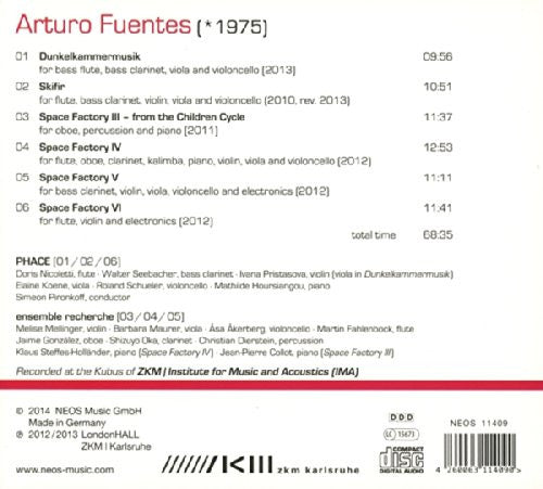Arturo Fuentes - PHACE (4), ensemble recherche : Space Factory (CD)