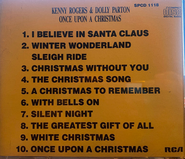 Kenny Rogers & Dolly Parton : Once Upon A Christmas (CD, Album)