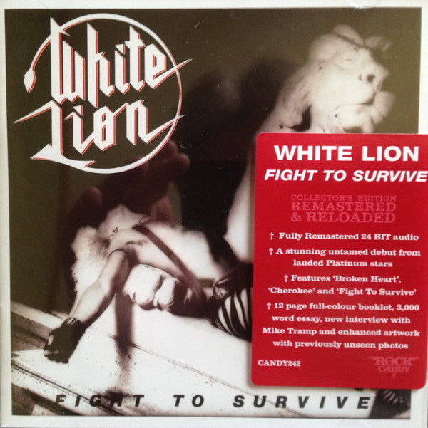 White Lion : Fight To Survive (CD, Album, RE, RM)