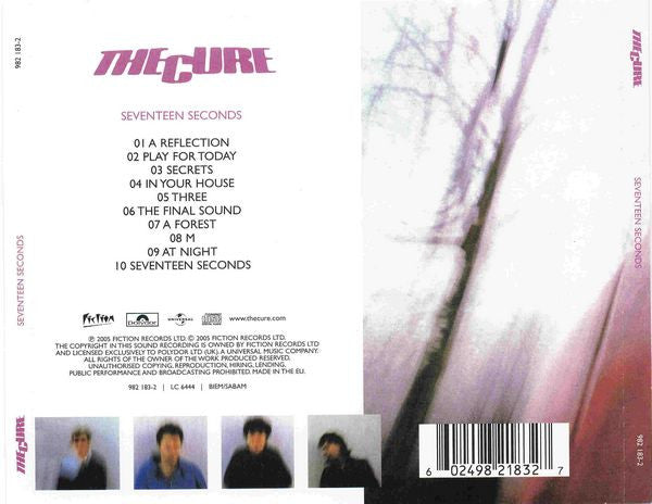 The Cure : Seventeen Seconds (CD, Album, RE, RM, RP)