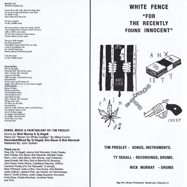 White Fence : For The Recently Found Innocent (CD, Album)