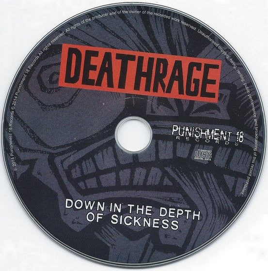 Deathrage : Down In The Depth Of Sickness (CD, Album, RE, RM)