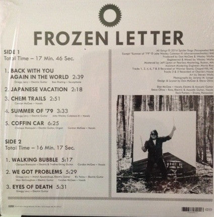 Spider Bags : Frozen Letter (LP, Album, Red)