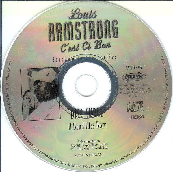 Louis Armstrong : C'est Ci Bon: Satchmo In The Forties (4xCD, Comp + Box, Comp)