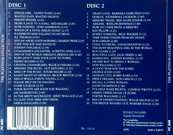 Various : 40 Country Greats (2xCD, Comp)