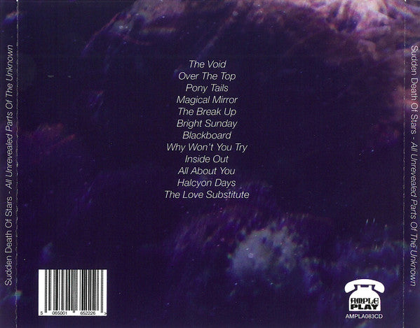 Sudden Death Of Stars : All Unrevealed Parts Of The Unknown (CD, Album)