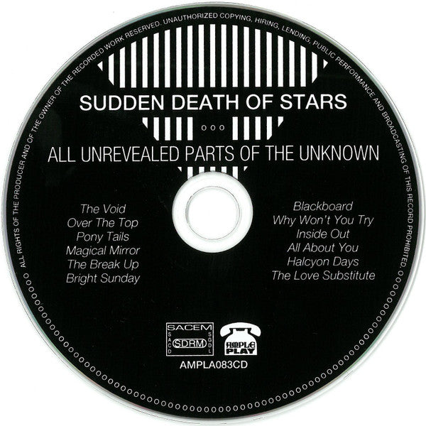 Sudden Death Of Stars : All Unrevealed Parts Of The Unknown (CD, Album)