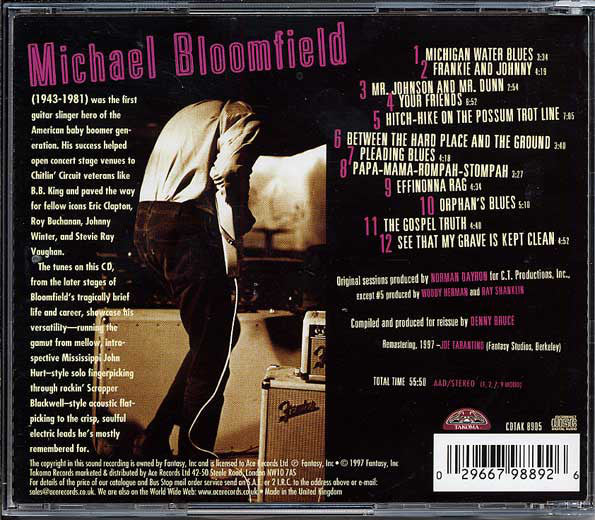 Mike Bloomfield : The Best Of Michael Bloomfield (CD, Comp, RE)