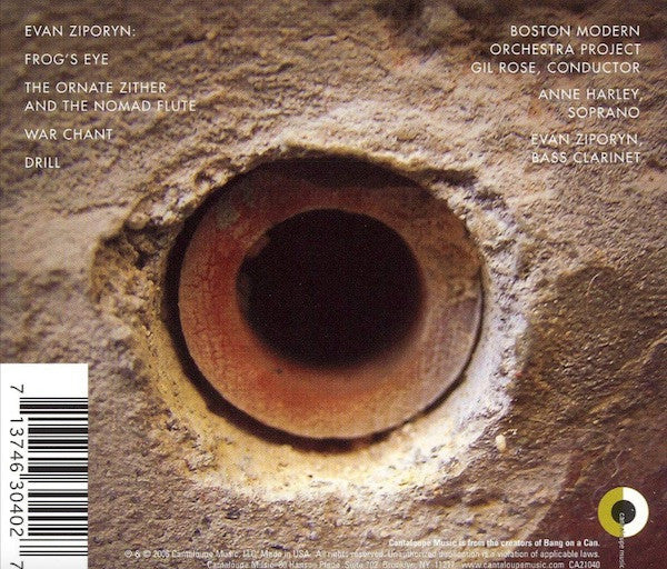 Evan Ziporyn - Boston Modern Orchestra Project / Anne Harley / Gil Rose : Frog's Eye (CD, Album)