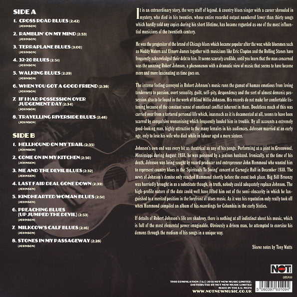 Robert Johnson : The Best Of Robert Johnson: King Of The Delta Blues (LP, Comp, RE)