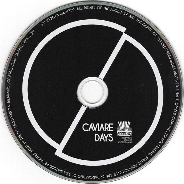 Caviare Days : Caviare Days (CD, Album)