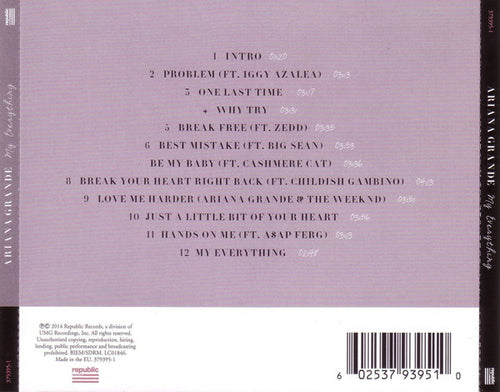 Ariana Grande : My Everything (CD, Album)