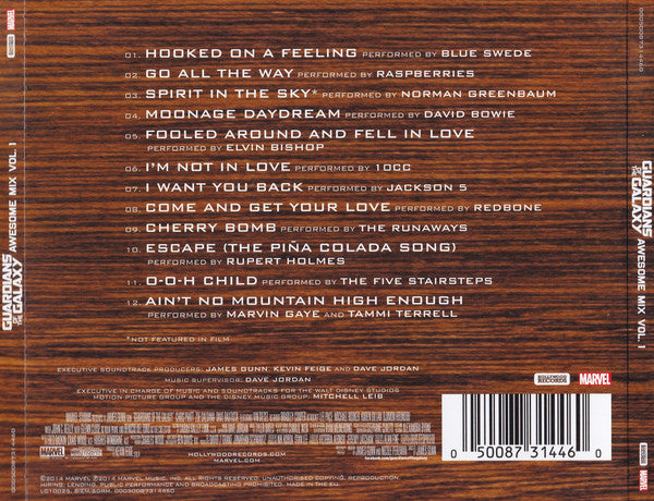 Various : Guardians Of The Galaxy Awesome Mix Vol. 1 (CD, Comp)