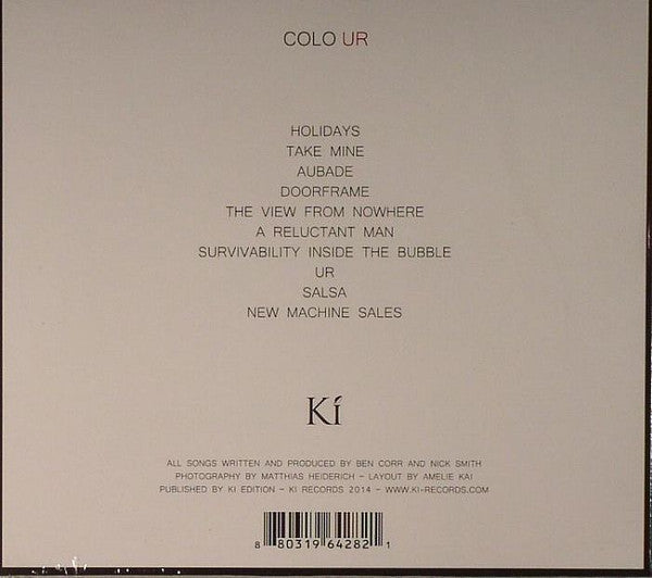 Colo (7) : UR (CD, Album)
