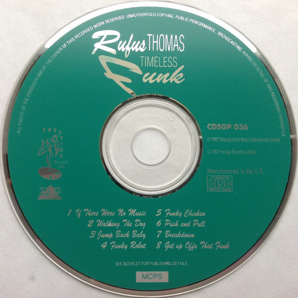 Rufus Thomas : Timeless Funk (CD, Album)