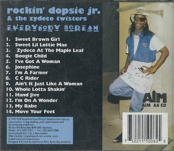 Rockin' Dopsie Jr. & The Zydeco Twisters : Everybody Scream (CD, Album)
