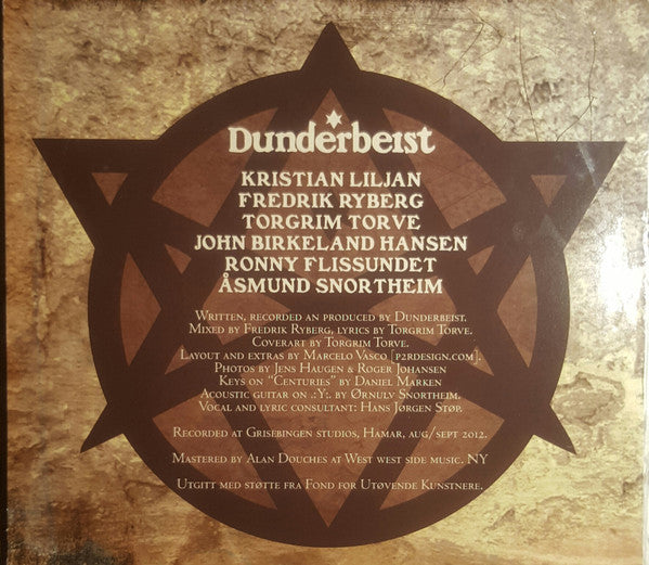Dunderbeist : Songs Of The Buried (CD, Album)