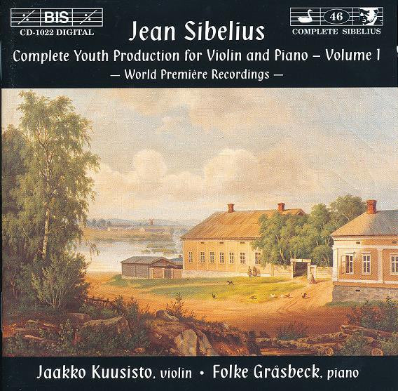 Jean Sibelius / Jaakko Kuusisto, Folke Gräsbeck : Complete Youth Production For Violin And Piano, Volume 1 (CD, Album)
