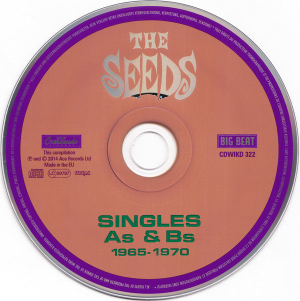 The Seeds : Singles  As & Bs 1965-1970 (CD, Comp, Mono)