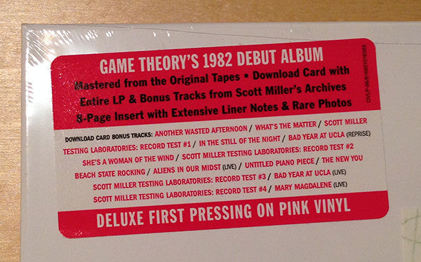 Game Theory : Blaze Of Glory (LP, Album, Dlx, Ltd, RE, RM, Pin)