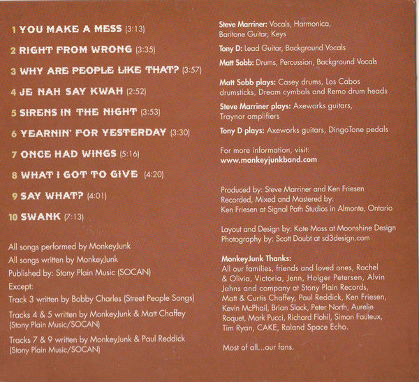MonkeyJunk : All Frequencies (CD, Album)