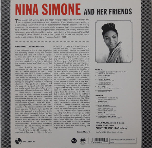 Nina Simone : Nina Simone And Her Friends (LP, Ltd, RE, RM, 180)