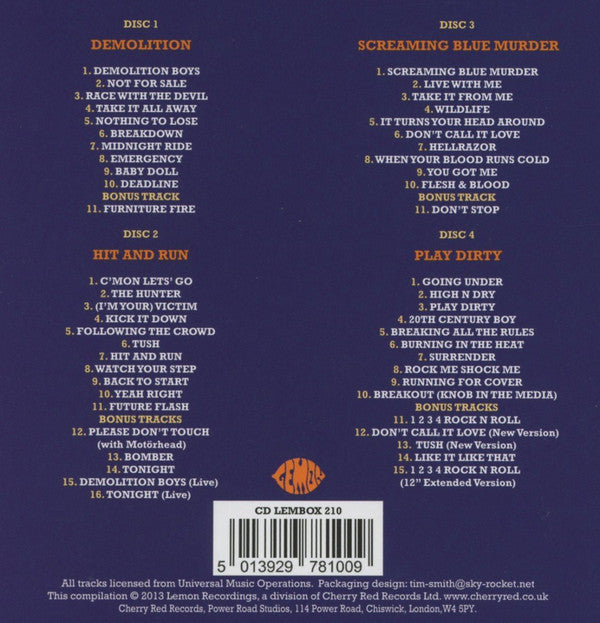Girlschool : The Bronze Years (4xCD, Album, RE, RM + Box, Comp)