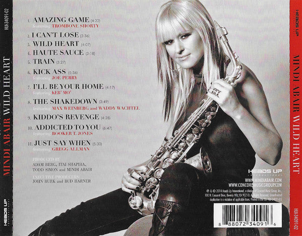 Mindi Abair : Wild Heart (CD, Album)