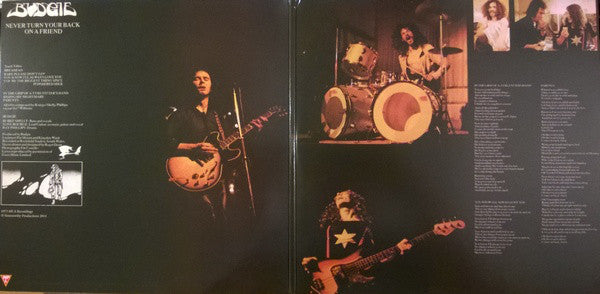 Budgie : Never Turn Your Back On A Friend (LP, Album, M/Print, RE, 180)