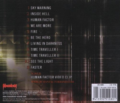 Human Factor (3) : Unleashed (CD, Album, Enh, RE)