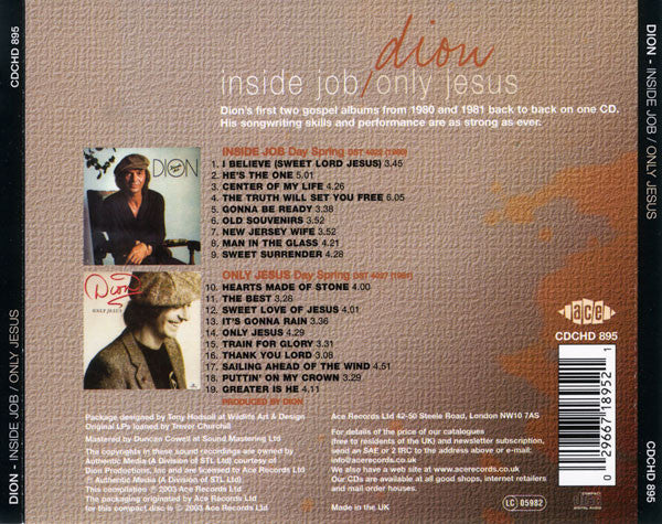 Dion (3) : Inside Job / Only Jesus (CD, Album, Comp)